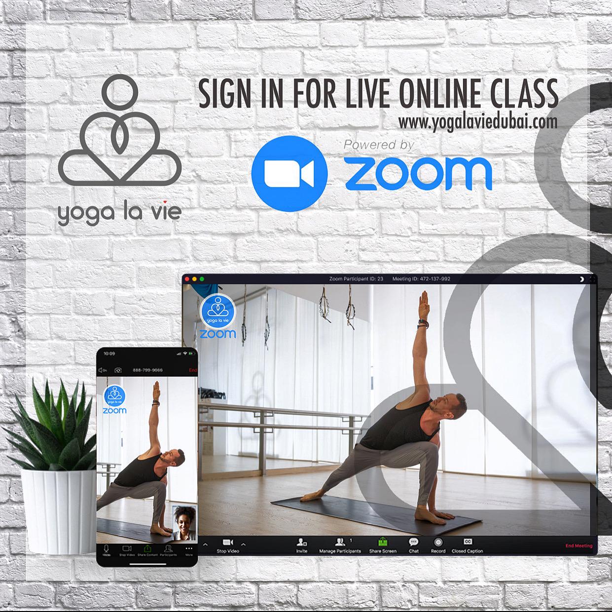 online live stream yoga classes